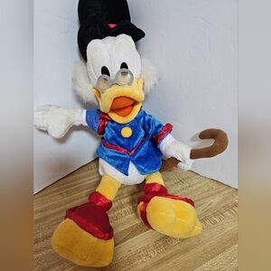 VTG Disney Store Exclusive Scrooge McDuck 13" Plush DuckTales W/ Tags Excellent